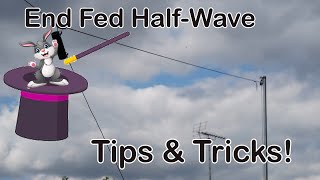 End Fed HalfWave Antennas  Tips and Tricks [upl. by Eaves]