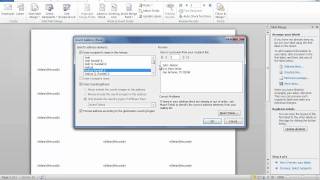 How To Make Labels Using Word and Excel [upl. by Ysirhc]