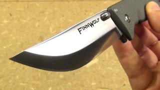 Cold Steel Finn Wolf Scandi Folding Knife Review [upl. by Marienthal]