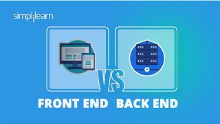 Front End vs Back End  Front End vs Back End Explained  Full Stack Training  Simplilearn [upl. by Ardnauqal]