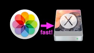 HOW TO MOVE APPLE PHOTOS LIBRARY TO EXTERNAL HARD DRIVE [upl. by Iblehs]