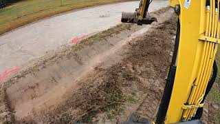 Cleaning Out A Silted In Ditch [upl. by Raffo81]