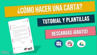 👉Cómo hacer una CARTA FORMAL o INFORMAL  Plantillas y Tutorial 2023 [upl. by Tomasina]