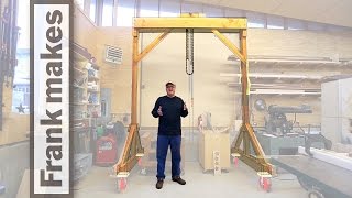 Wooden Gantry Crane [upl. by Elysha224]