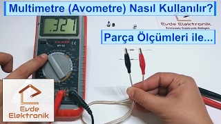 Multimetre Nasıl Kullanılır Multimetre Avometre ile Ölçümler Yapmak 7 [upl. by Ennahgiel628]