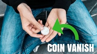 VANISH a Coin at Your FINGER TIPS Tutorial [upl. by Sausa]