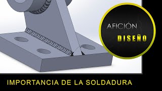 Soldadura en SolidWorks [upl. by Ahsar]