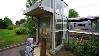 Sweden Stockholm Bålsta train station 2X Schindler elevator [upl. by Ecilef268]