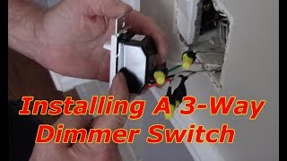 How To Replace Or Install A 3 Way Dimmer Switch [upl. by Minne]