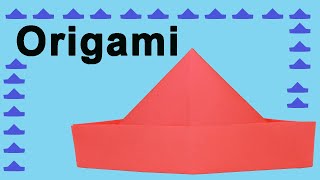 Origami Como Hacer Un Sombrero De Papel [upl. by Kirt]