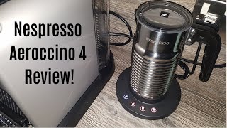 Nespresso Aeroccino 4 Milk Frother Review  Worth upgrading from the Aeroccino 3 [upl. by Enoch]