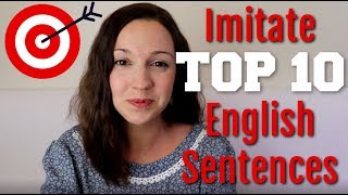 How to Pronounce TOP 10 English Sentences [upl. by Itnuahsa]