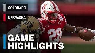 Highlights Colorado Buffaloes vs Nebraska Cornhuskers  Big Ten Football [upl. by Etiam739]