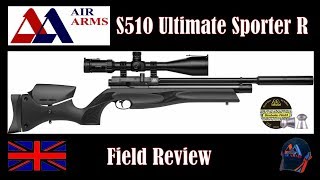 Air Arms S510 Ultimate Sporter Regulated field review in HD [upl. by Hernando]