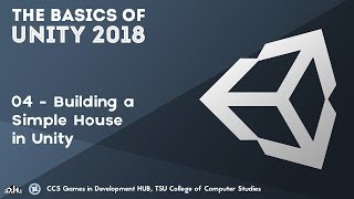 4 Building a Simple House in Unity [upl. by Nollek]