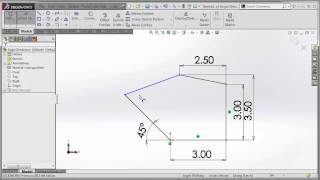 Tech Tip SOLIDWORKS 2015 Tutorial  Improved Angle Dimensioning [upl. by Ahseele]