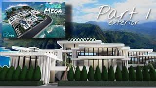 Super Mega Modern Mansion Part 1  243k exterior  Bloxburg [upl. by Tigdirb567]