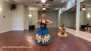 HULA PRACTICE  Basic Hula steps for beginners [upl. by Annaehs779]