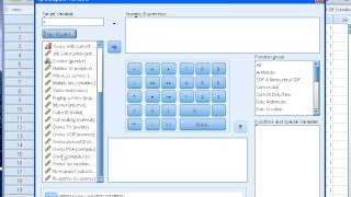 SPSS Tutorials Compute variables [upl. by Ellehsad]