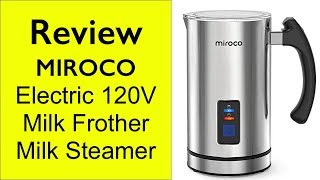 Review Miroco Milk Frother  How to make froth milk at home [upl. by Eemak]