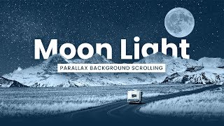 Simple Parallax Scrolling Effect with CSS amp Vanilla Javascript [upl. by Onimixam]