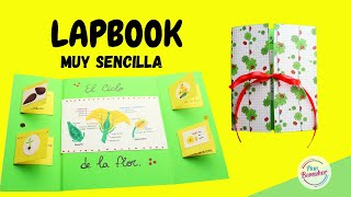 COMO HACER UNA LAPBOOK SENCILLA  DIY [upl. by Hpesoj]