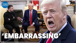 Trump embarrasses US diplomats with Zelensky screaming match [upl. by Louella]