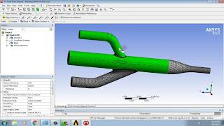 Ansys Tutorial  Fluid Flow AnalysisCFD [upl. by Meelak228]