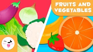 Learn Fruits And Vegetables  Vocabulary For Kids [upl. by Perloff593]