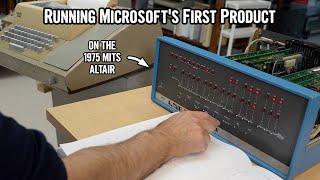 Running Microsofts first product on the Altair 8800 from paper tape [upl. by Chicky]