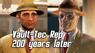 Fallout 4  Meeting VaultTec Representative 200 Years Later [upl. by Aihk]