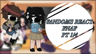 Fandoms React  FNAF  CC and Cassidy  14 [upl. by Tiloine439]