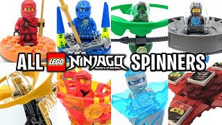 ALL 8 types of LEGO Ninjago Spinners  Evolution of Ninjago Spinners [upl. by Ysdnil975]