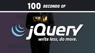 The Legend of jQuery in 100 Seconds [upl. by Eeladnerb]