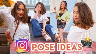 12 EASY  CUTE POSE IDEAS FOR PHOTOS ♡ [upl. by Ahsienet]