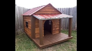 How I built this BIG dog house [upl. by Wyler713]