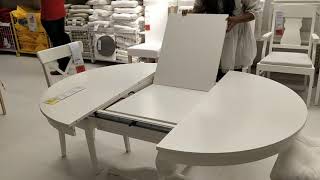 Beautiful Extendable Dining table demo at IKEA [upl. by Margarete]