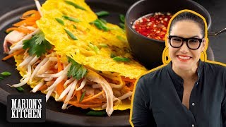 How To Make Vietnamese Pancakes Banh Xeo  Marions Kitchen [upl. by Jeanie]