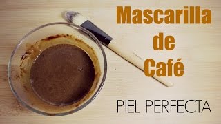 MASCARILLA DE CAFÉ  Adiós piel grasa  ManiMakePeú [upl. by Ellerd]