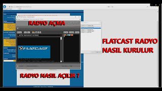 Radyo Açma Radyo Kurulumu Flatcast [upl. by Sacha]