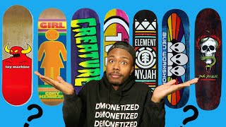 WHICH SKATEBOARD COMPANIES ARE THE BEST [upl. by Amy659]