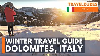 Val Gardena Italian Dolomites Italy Italy Winter Travel Guide [upl. by Ecnerolf637]