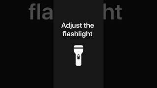 Adjust flashlight brightness on iPhone — Apple Support [upl. by Alue]