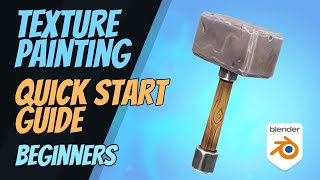 Texture Painting  Quick Start Guide  Blender [upl. by Pesek]