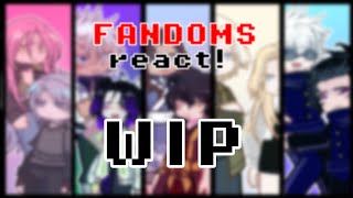 WIP FANDOMS react to eachother  INTRODUCTION  Season 2 [upl. by Arevle603]