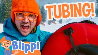 Blippi Goes Tubing Down the Mountain  Blippi Full Episodes [upl. by Ffirahs]