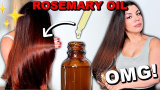 ROSEMARY OIL FOR HAIR GROWTH  How To Use Rosemary Oil For Extreme Hair Growth [upl. by Macleod40]