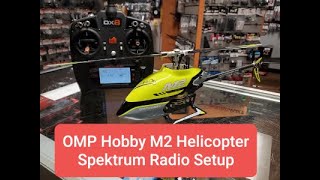 New OMP M2 Spektrum Radio Setup Instructions [upl. by Mercuri779]