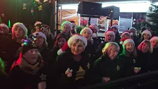 WHAT CHRISTMAS MEANS TO ME Rock Choir at Birkdale Lights Switch On 1st December 2024 [upl. by Lezned856]