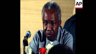 SYND 24 7 79 NYERERE PRESS CONFERENCE [upl. by Nosirb]